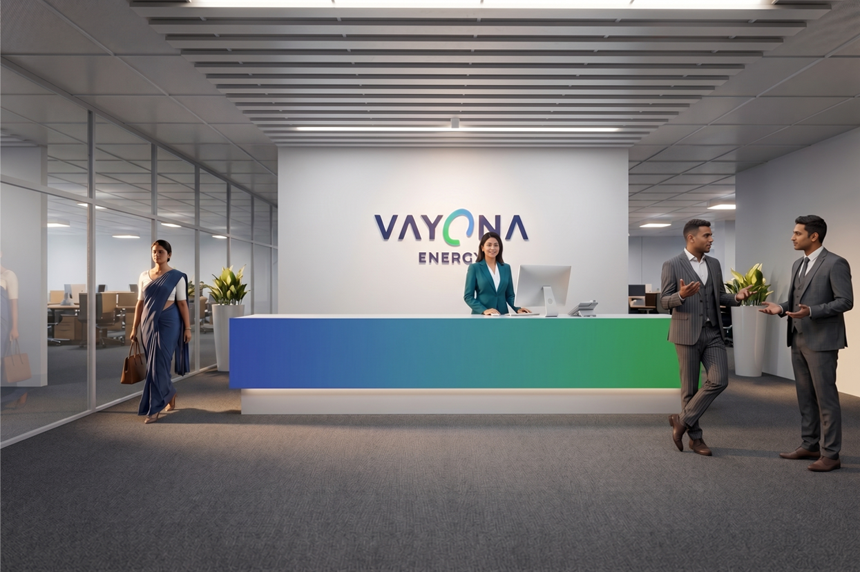 Reception Area with Vayona Branding